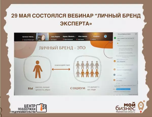 29 мая состоялся вебинар «Личный бренд эксперта».