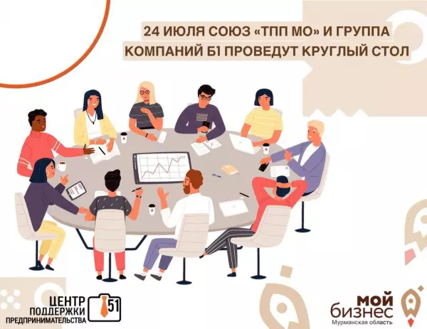 24 июля в г. Мурманске Союз «ТПП Мурманской области» и Группа компаний Б1 совместно с АКБ «ФОРА-БАНК» организуют круглый стол