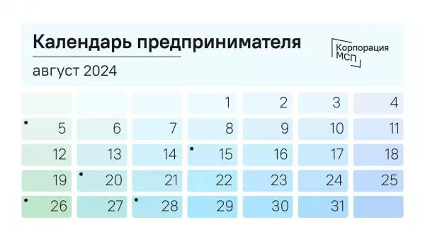 Август — месяц отпусков. Но когда дело касается налоговых выплат, предпринимателю нельзя сильно расслабляться